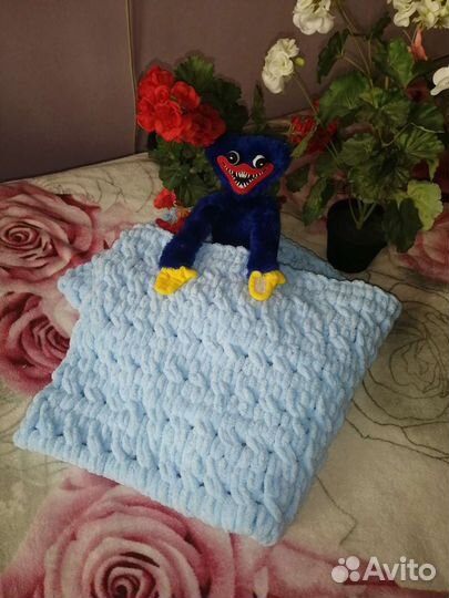 Плед детский плюшевый