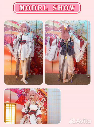 Косплей Yae Miku uwowo костюм