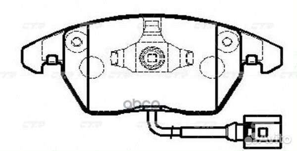 Колодки VW GK1234 CTR
