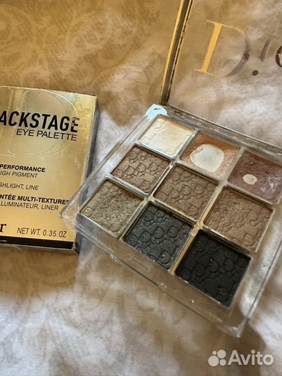 Палитра теней dior