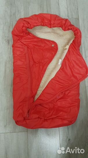 Конверт зимний для новорожденного