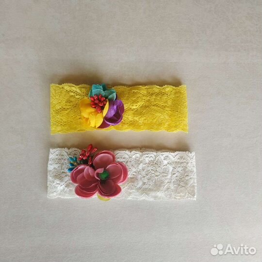 Повязка на голову для девочки. Ободок