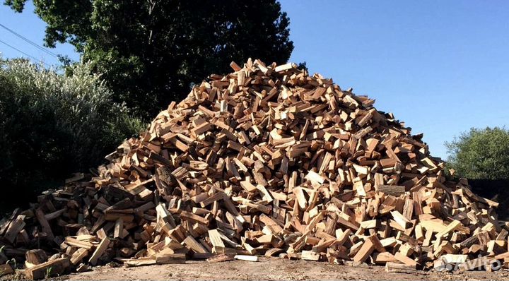 Дрова березовые нарубленные