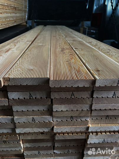 Доски лиственницы камерной сушки 25x180 мм, высока