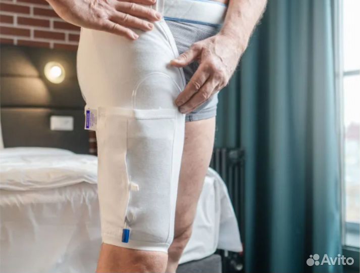 Бандаж для ножного мочеприемника с креплением