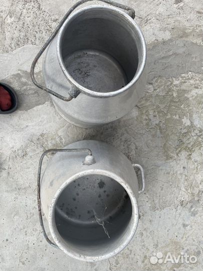 Бидоны алюминиевые 20 л.новые