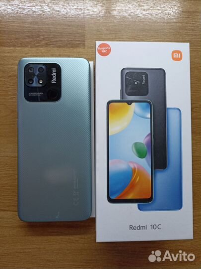 Смартфон xiaomi redmi 10c с nfc 128gb
