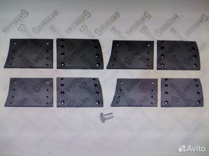 Накладки тормозные передние 5440-350110 маz MAN MB