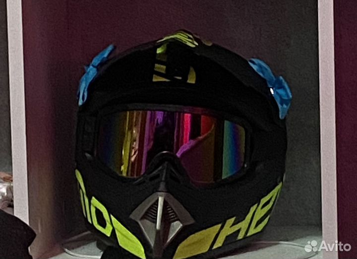 Мотошлем кроссовый