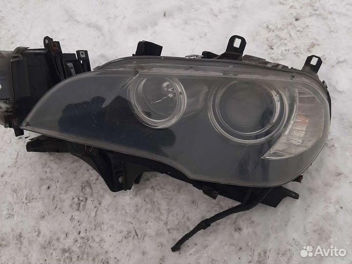 Фара бмв Х5 E70 дорестайлинг оригинал галогенная