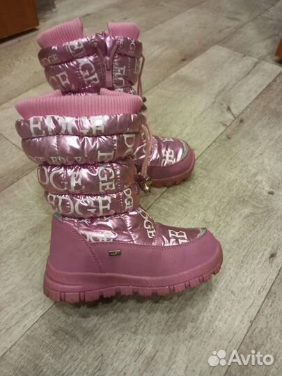 Сапоги зимние для девочки 29