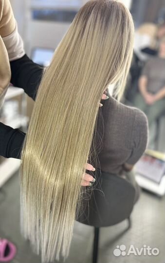 Наращивание волос, модель