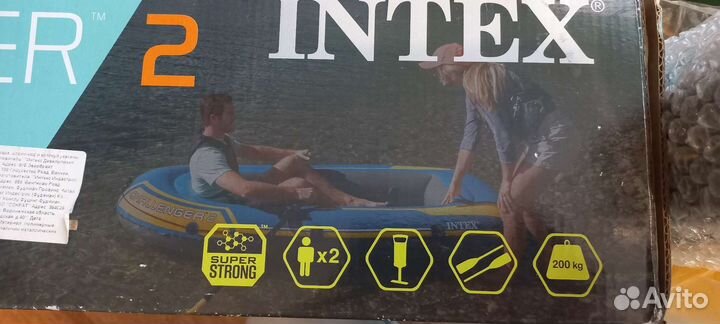 Лодка надувная intex