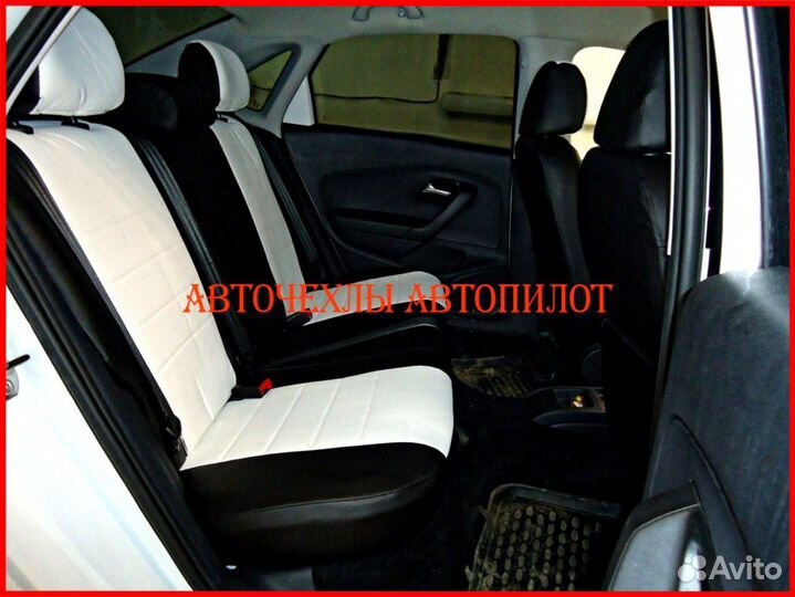 Чехлы Автопилот Volkswagen Polo 1 Hb из экокожи
