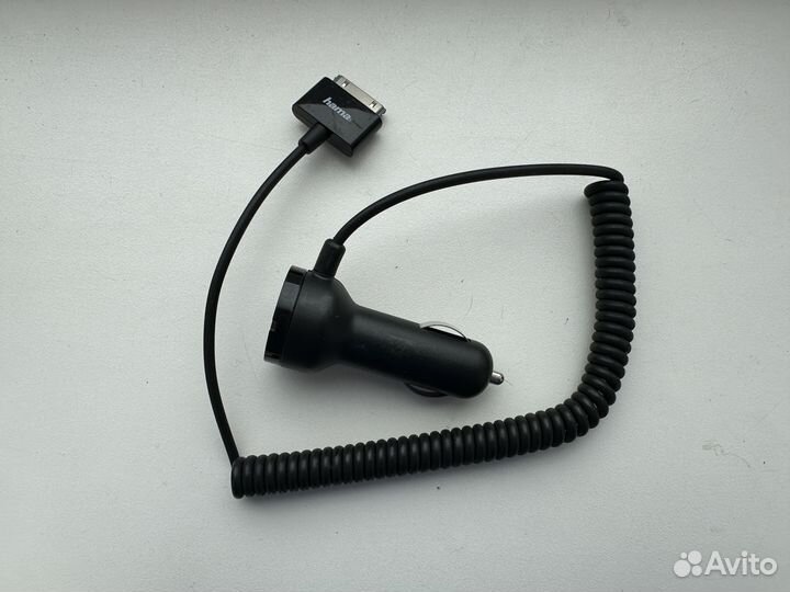 Кабель зарядка Apple 30pin в прикуривать