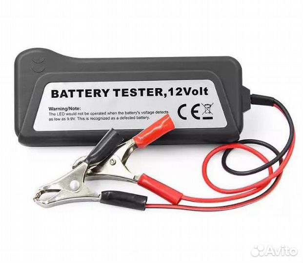 Тестер акб автомобиля Battery Tester 12V