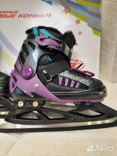 Коньки детские раздвижные