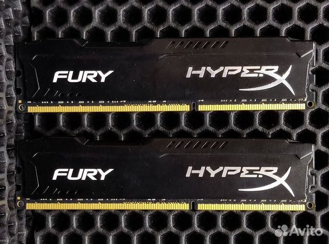 HyperX fury DDR3-1600 Kit 2x8gb 16gb 2015год