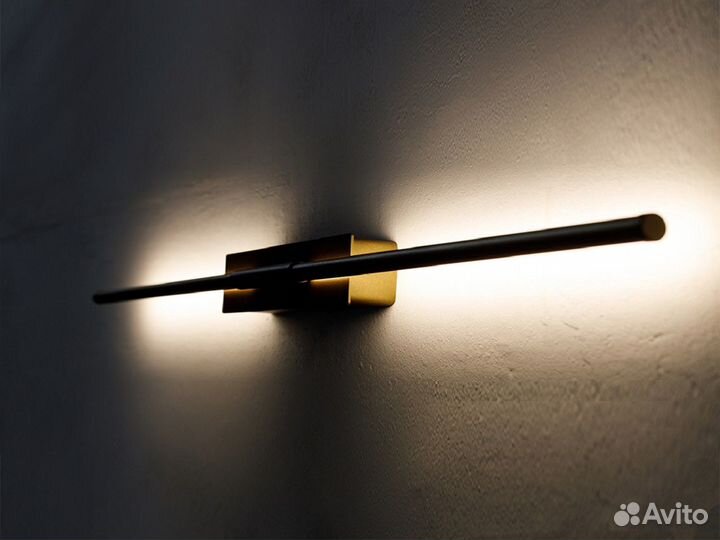 Светильник настенный Spada, бронза, 800мм