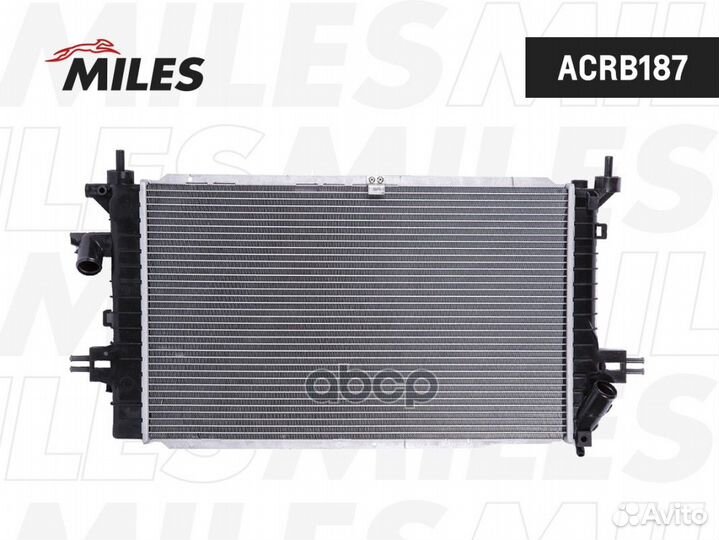 Радиатор opel astra/zafira 1.7D/1.9D 04- acrb18