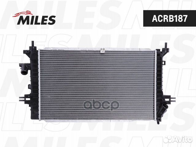 Радиатор opel astra/zafira 1.7D/1.9D 04- acrb18