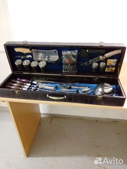 Набор для шашлыка шампура подарочный