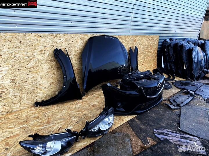 Mazda CX-5 KE ноускат морда крыло бампер капот