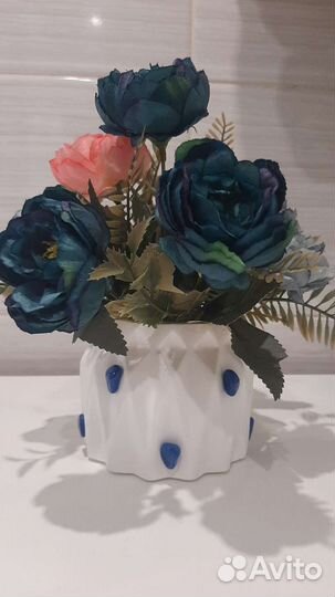 Кашпо из гипса