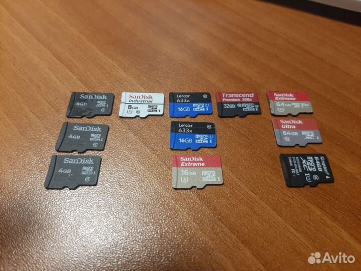 Карты памяти micro sd 8/16/64/128/256/512