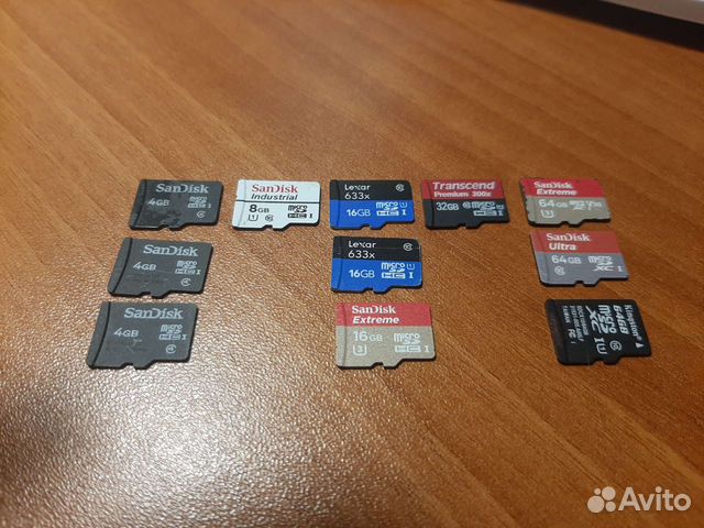 Карты памяти micro sd 8/16/64/128/256/512