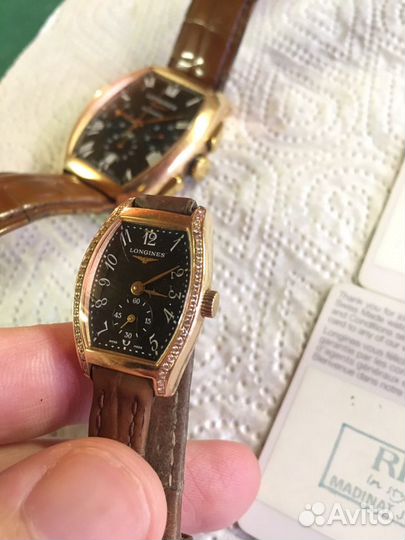 Часы золотые Longines