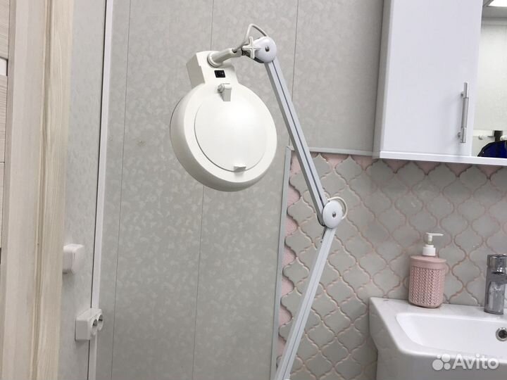 Лампа лупа напольная