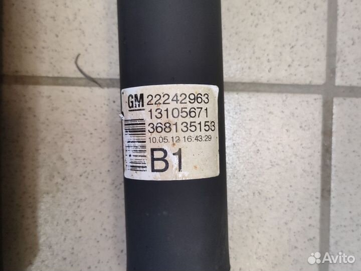 Задний амортизатор astra h, zafira b