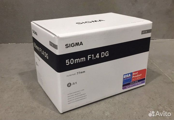 Sigma AF 50 f/1.4 DG HSM Art Nikon F, Новый