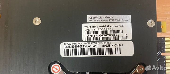 Видеокарты 580, 580Pulse, 1070, 1080Ti