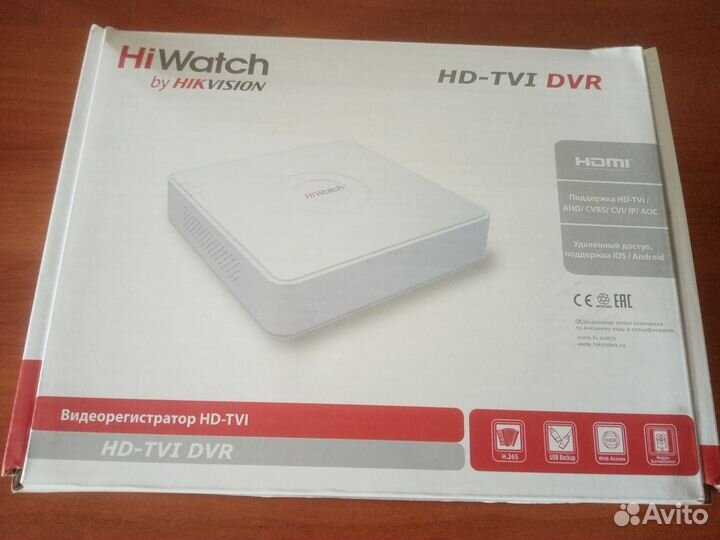 Видеорегистратор hiwatch Ds-h208qa