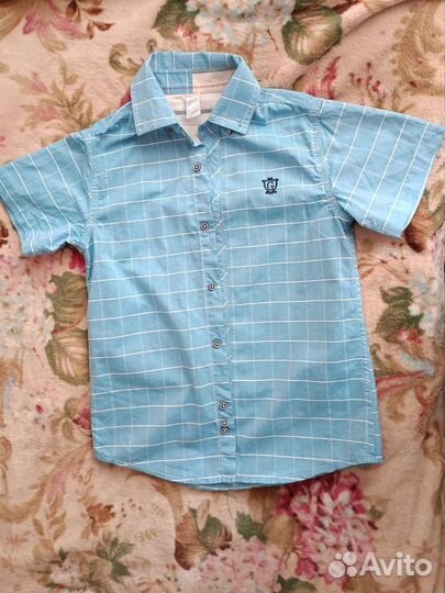 Рубашка для мальчика 128
