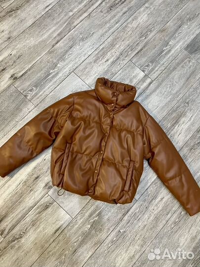 Куртка Bershka экокожа