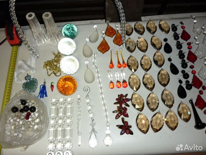 Набор стекл.подвесок В интерьер