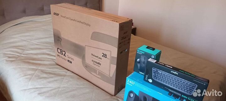 Монитор 4к Aser новый в коробке