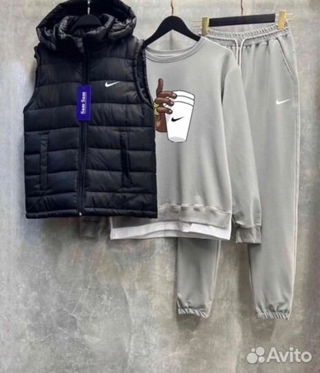 Костюм тонкий с жилетом Nike 164.170.176