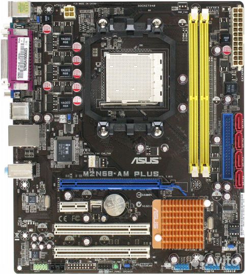 Материнская плата Asus m2n68-am plus