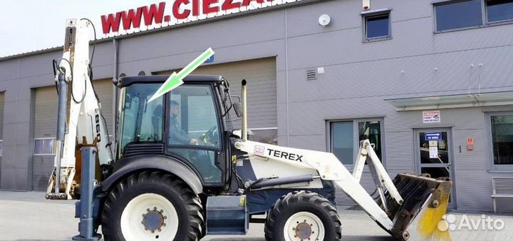 Стекло кузовное заднее правое для Terex 860