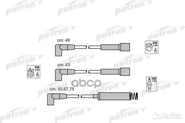 Комплект проводов зажигания ODU203 opel: ascona