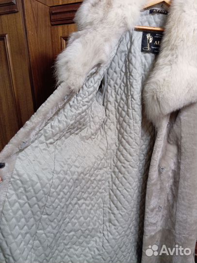 Шуба мутоновая 48 50 женская