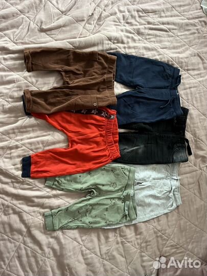Вещи пакетом не мальчика 56,62,68,74