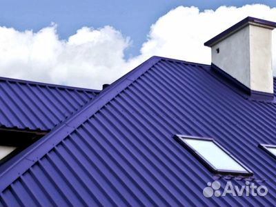 Профнастил кровельный Р20 Ультрамарин синий