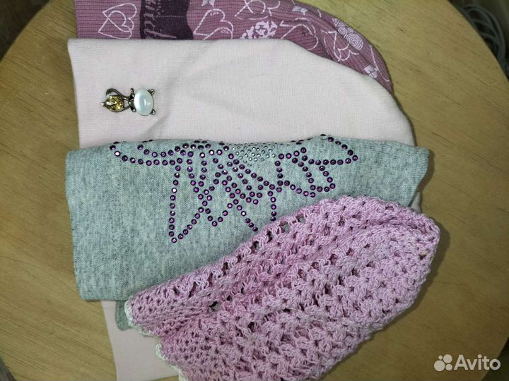 Шапочки для девочки 1-4года