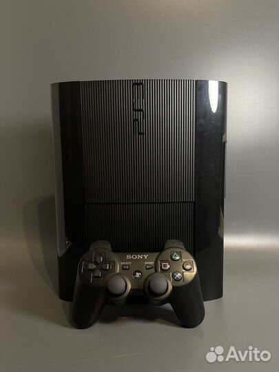 Ps3 Super Slim 500gb прошитая + 35 игр