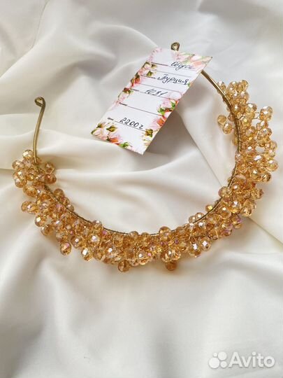 Ободок ручной работы диадема